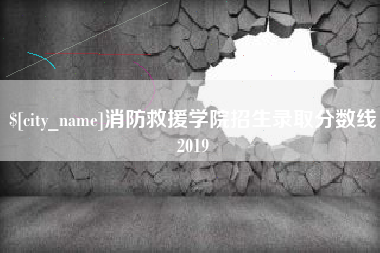 孟津消防救援学院招生录取分数线2019