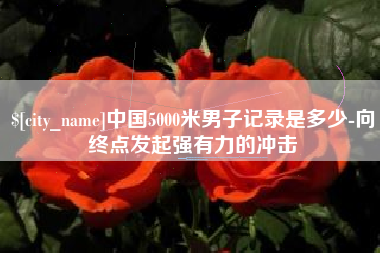 孟津中国5000米男子记录是多少-向终点发起强有力的冲击