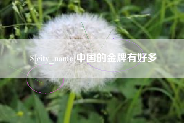 孟津中国的金牌有好多
