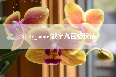 孟津数字九宫格玩法