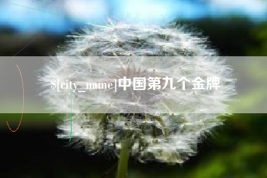 孟津中国第九个金牌