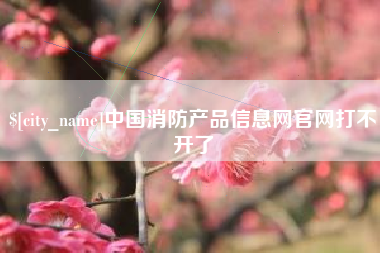 孟津中国消防产品信息网官网打不开了
