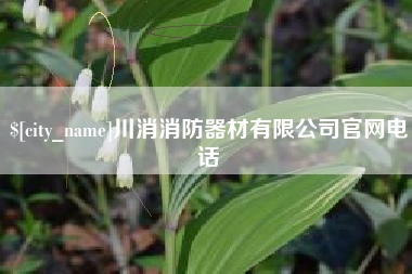 孟津川消消防器材有限公司官网电话