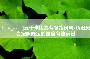 孟津五千米比赛有领跑员吗-领跑员会按照既定的速度匀速前进