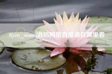 孟津消防网络直播课在哪里看