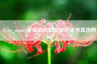 孟津查询消防职业资格证书真伪网站