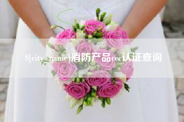 孟津消防产品ccc认证查询