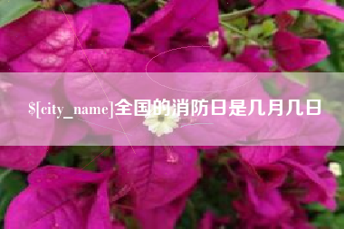 孟津全国的消防日是几月几日