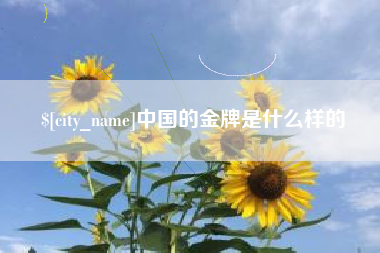 孟津中国的金牌是什么样的