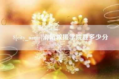 孟津消防救援学院要多少分